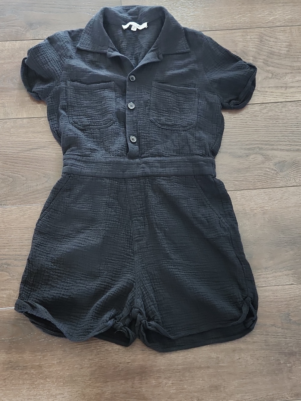 Joe’s Jeans $148 Gauze Romper in Black